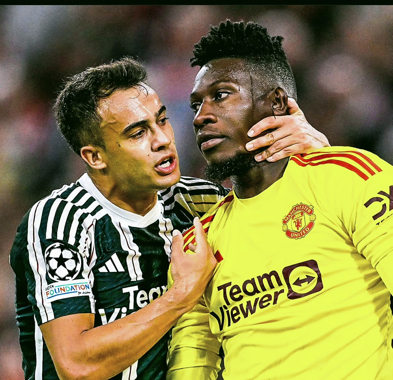 曼联球员在欧冠赛事中尽展实力